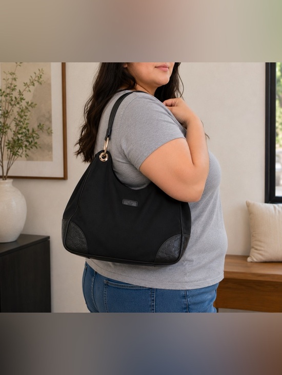 Gucci Handbags - Gucci GG-Signature Trimmed Colbert Hobo bag in black‎